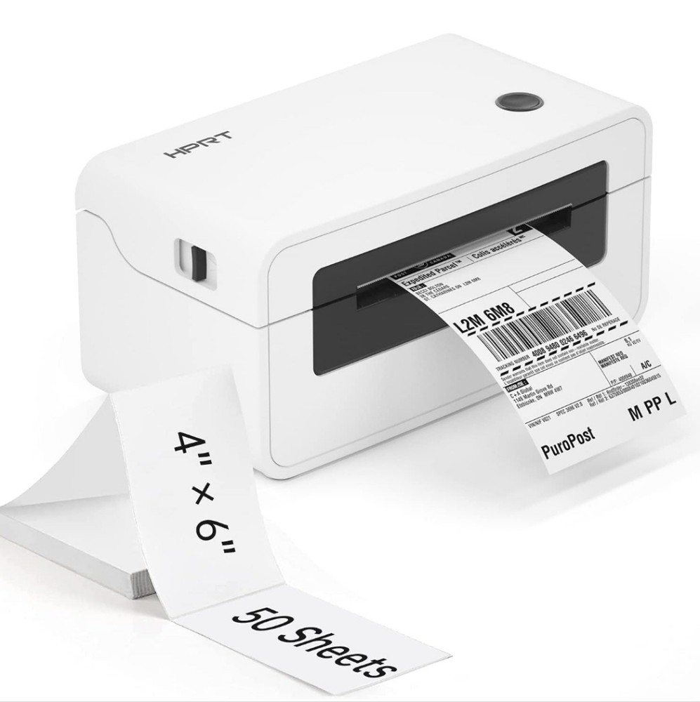 PRT Thermal Shipping Label Printer with Labels - 4x6 Label Printer